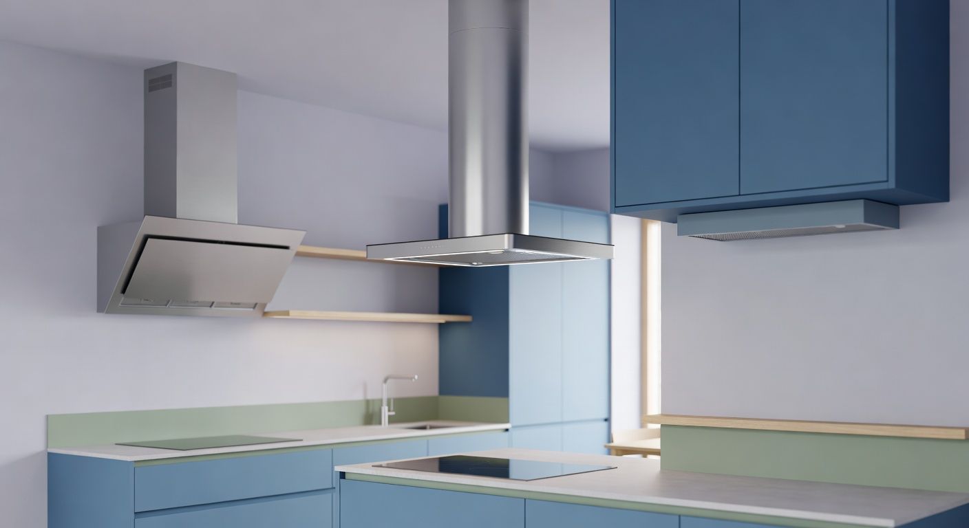 Skillnaden mellan spisfläkt, spiskåpa och kolfilterfläkt