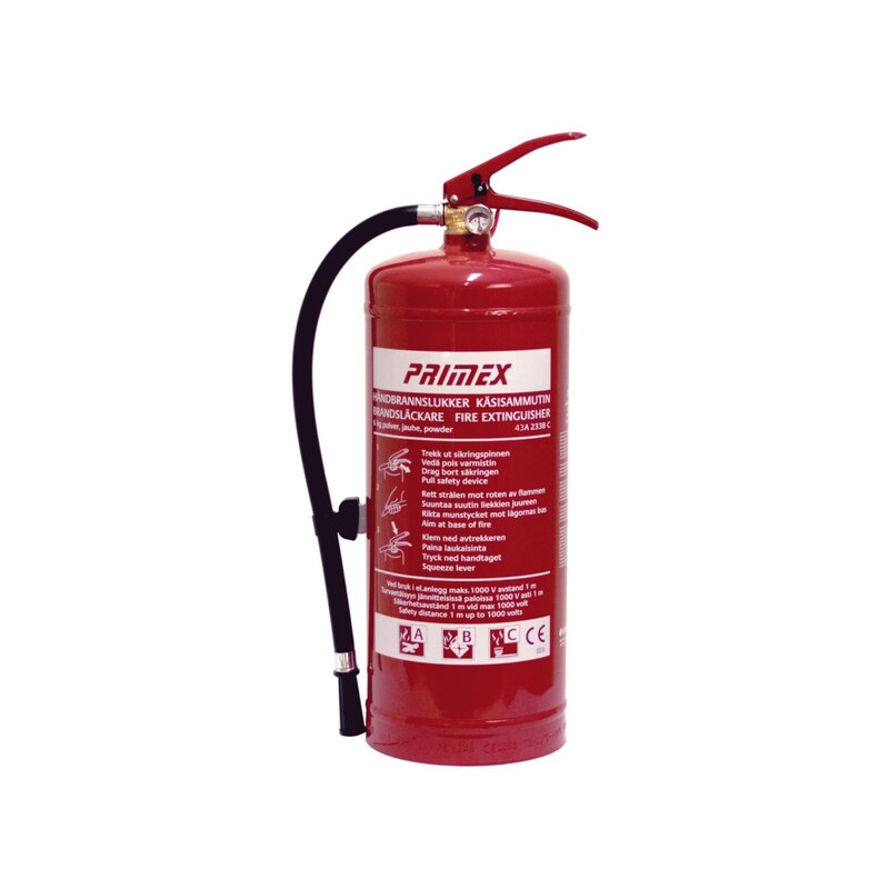 Brandsläckare Primex PK 6 K pulver