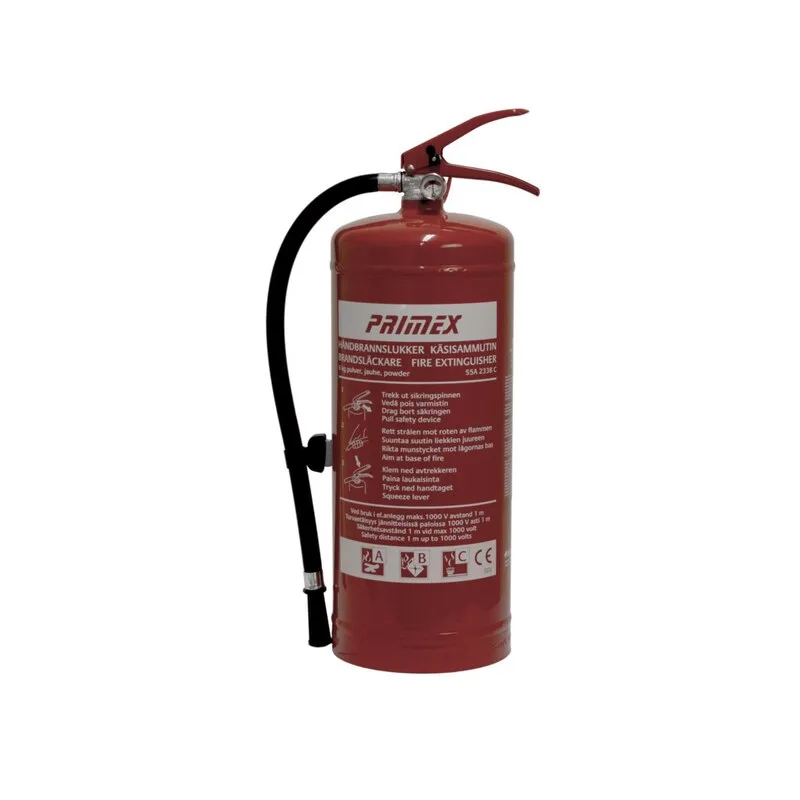 Brandsläckare Primex PK 6 KX högeffekt pulver
