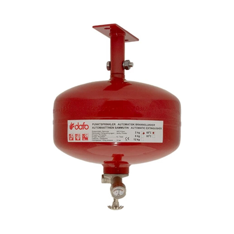 Punktsprinkler 2 kg ABC-pulver 68°C